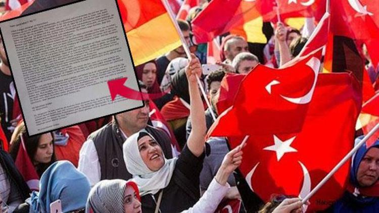 Almanyada şok mektup Türklerin kapısına bıraktılar