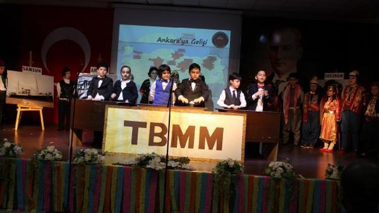 Gaziantepte TBMMnin kuruluşu canlandırıldı