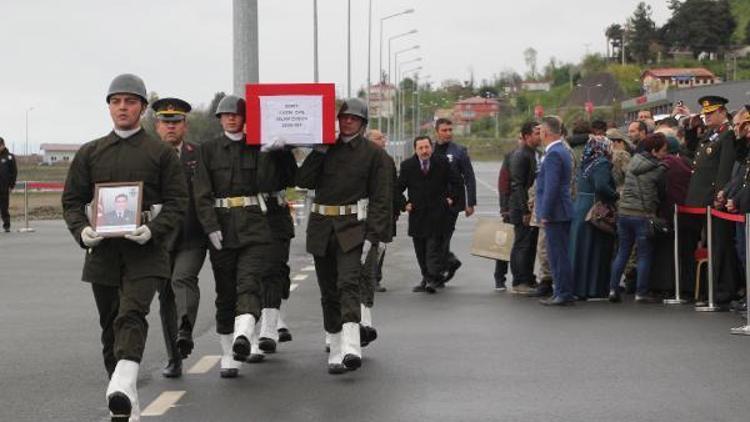 Şehit Uzman Çavuş Çubukun cenazesi Orduya getirildi