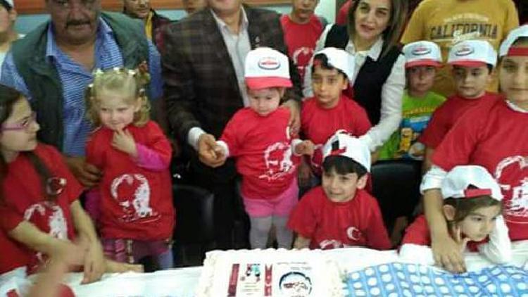 Şehit ve gazi çocuklarının 23 Nisan kutlaması