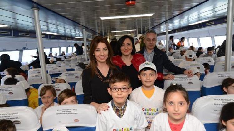 TURMEPA ve İDO denizi görmemiş İstanbul çocuklarını denizle tanıştırdı