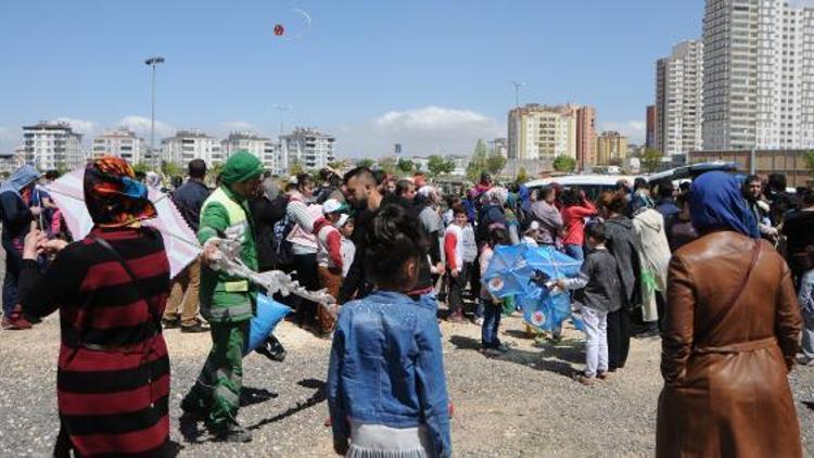 Gaziantepte uçurtma şenliği