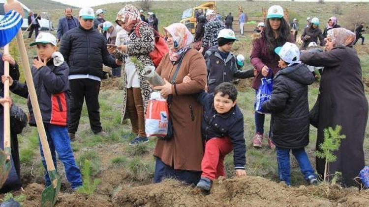 Otizmli çocuklar adına hatıra ormanı