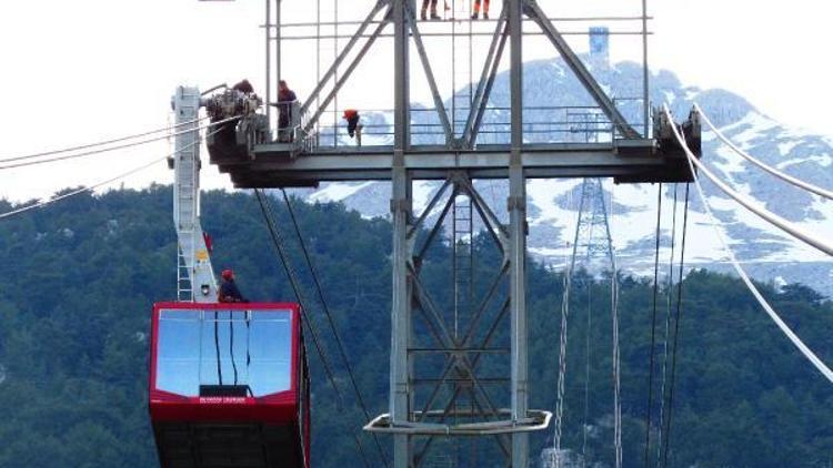 Olympos Teleferik bakıma alındı