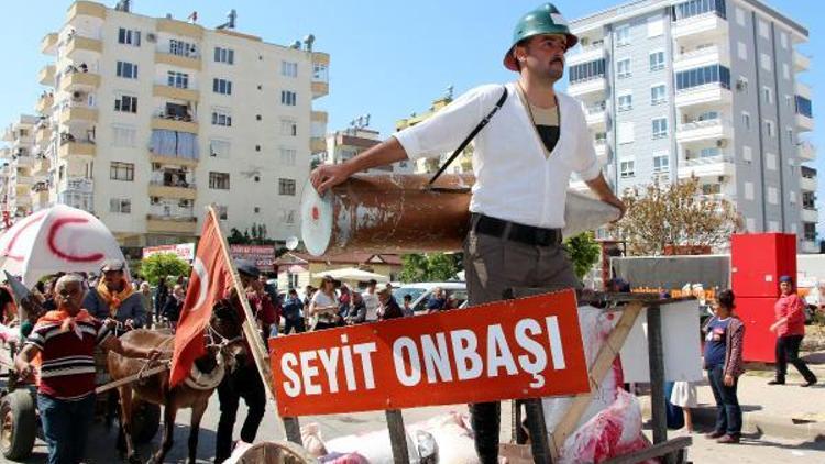 Yörük göçünde 15 Temmuz darbe girişimini canlandırdılar