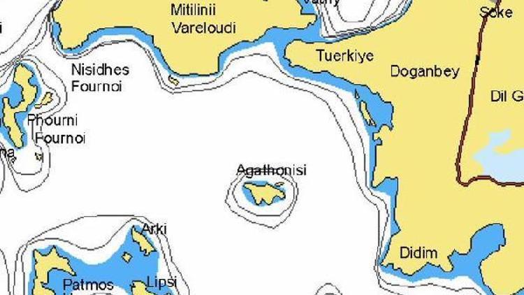 Yunanistandan Bulamaç Adasında tatbikat