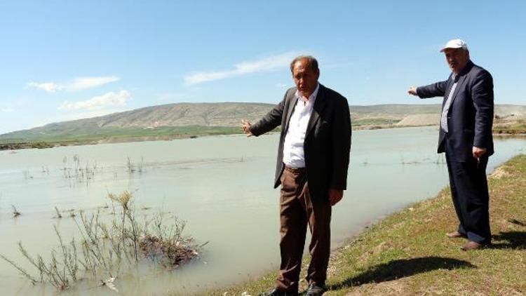 Batmanda yüzlerce dönüm ekili arazi yükselen suların altında kaldı