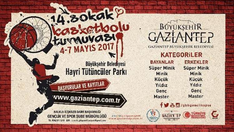 Gaziantepte Sokak Basketbolu başlıyor