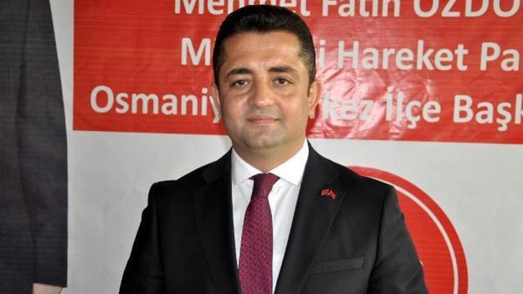 MHP Osmaniye merkez ilçede Özdokur aday