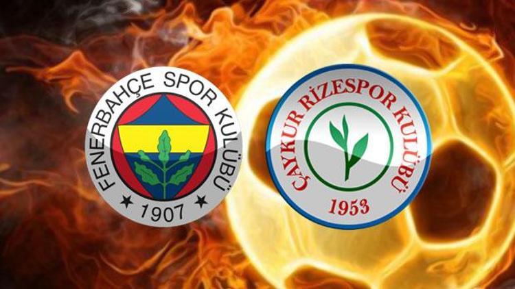 Fenerbahçe Çaykur Rizespor maçı ne zaman saat kaçta