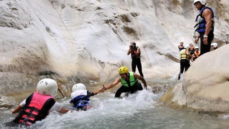 Adrenalin tutkunlarının gözdesi kanyonlar