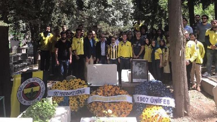1907 ÜNİFEB, Fenerbahçe Spor Kulübü Kurucu Üyelerinden Necip Okanerin mezarını yeniledi