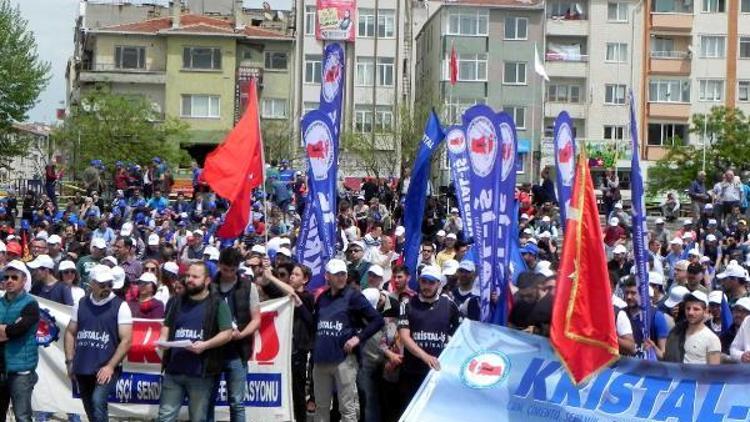 Lüleburgazda 1 Mayıs  kutlamaları