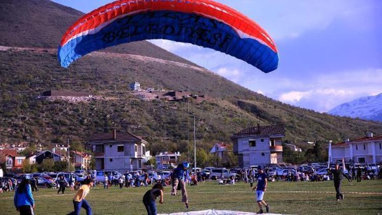 Kayseride Türkiye Yamaç Paraşütü 1inci etap yarışı tamamlandı
