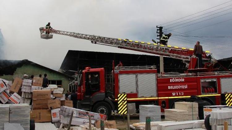 Ispartada fabrika yangını / Ek fotoğraflar