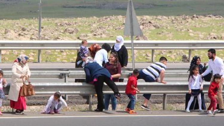 Şanlıurfada cezaevine tehlikeli geçiş