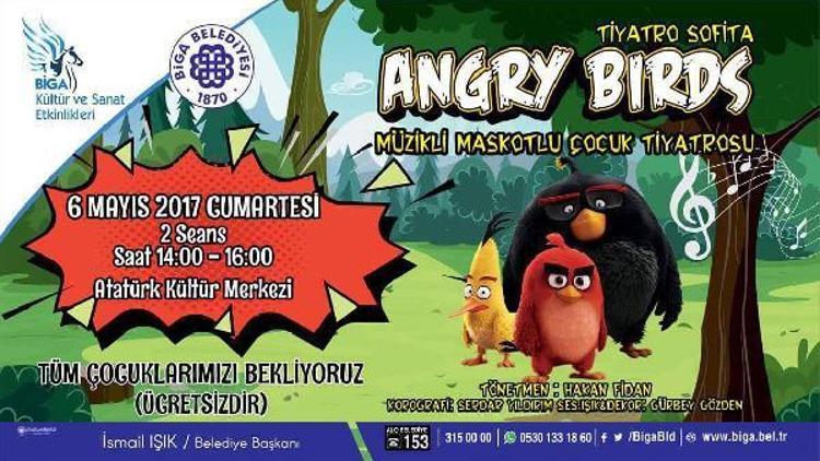 Angry Birds çocuklar için Bigada olacak