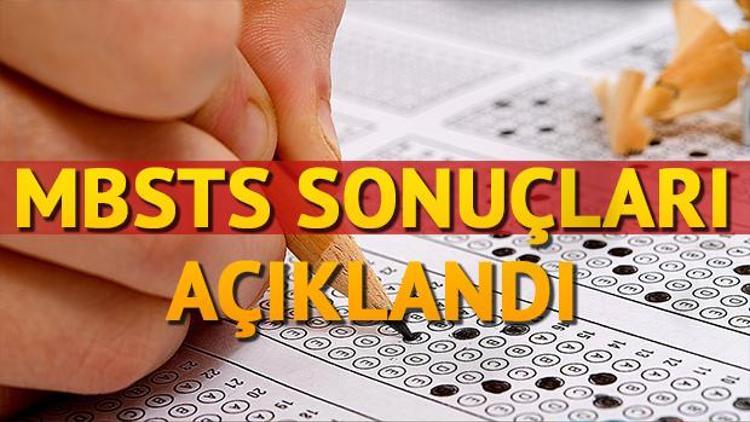 MBSTS sonuçları adaylara duyuruldu 2017 MBSTS sonuçları