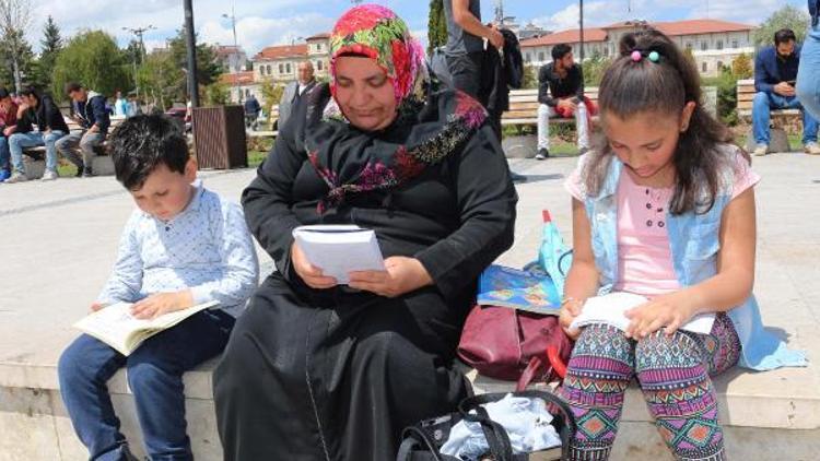 Sivasta kitap okuma etkinliği