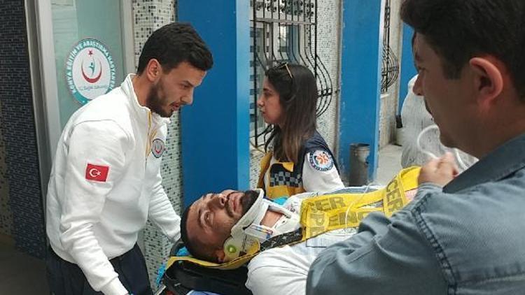 Konyada hasta almaya giden ambulans kaza yaptı: 3 yaralı