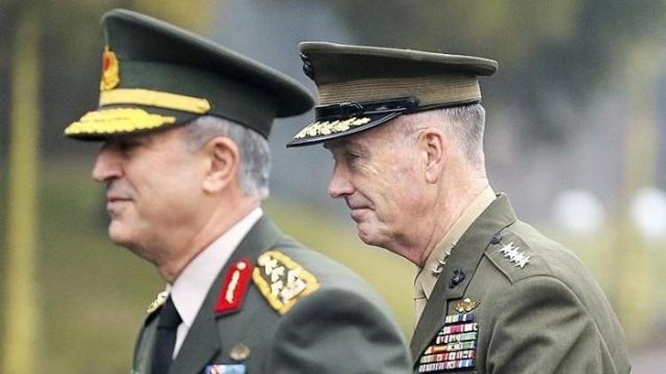 Orgeneral Akar, ABD Genelkurmay Başkanı Dunford ile görüştü