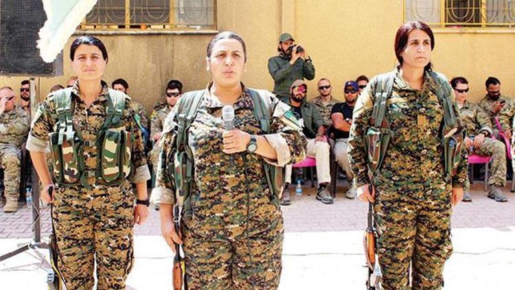 ABD’li askerler YPG’lilerin yemin törenine katıldı