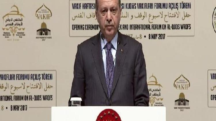 Erdoğan: Kudüs semalarından ezanın susturulmasına inşallah izin vermeyeceğiz (1)