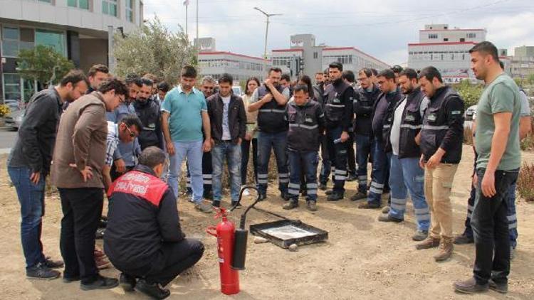 İzmir Doğalgazdan yangın eğitimi