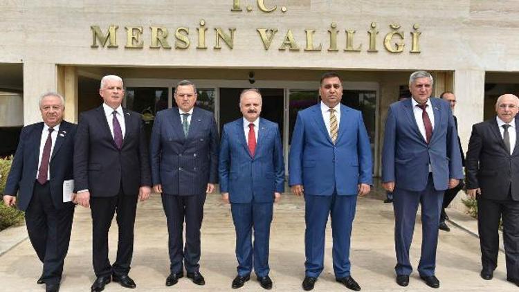 Azeri Büyükelçinin Mersin ziyareti