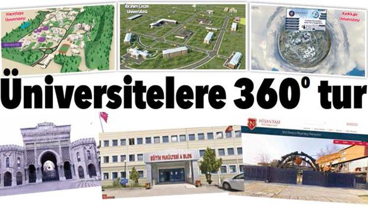 Üniversitelere 360 derece tur