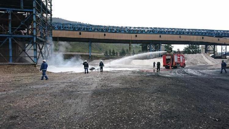 Kardemirde acil durum tatbikatları