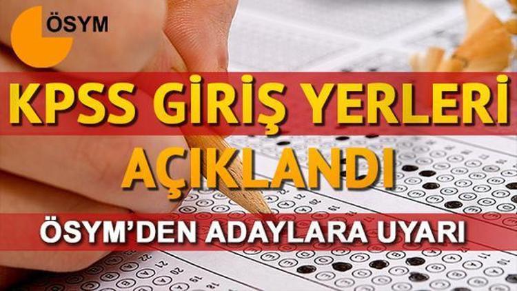 2017 KPSS ne zaman yapılacak KPSS sınav giriş belgesi nasıl alınır