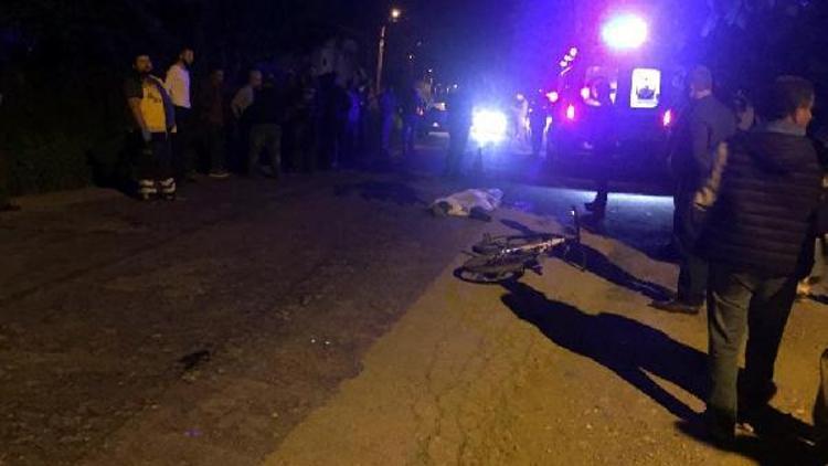 Zonguldakta otomobilin çarptığı bisikletli öldü