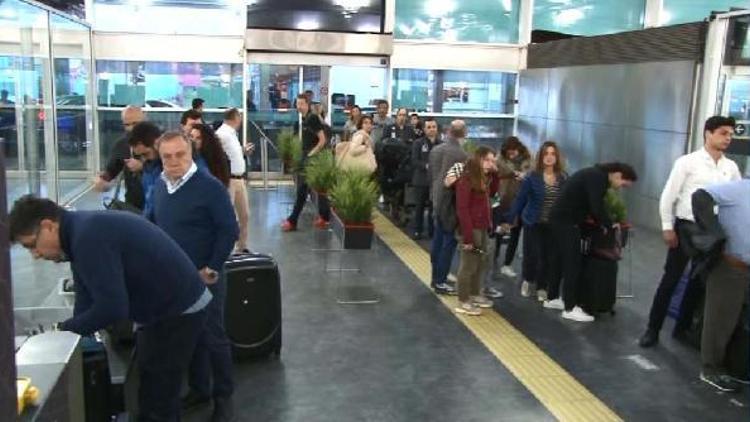 Atatürk Havalimanında tatil yoğunluğu