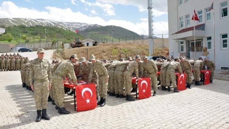 Çatakta 371 korucu yemin ederek göreve başladı