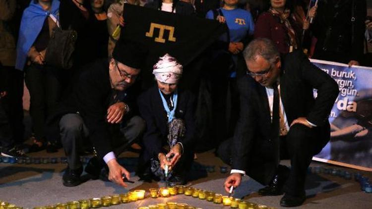 Kırım Tatar Türkleri, sürgünün 73üncü yılında anma töreni yaptı