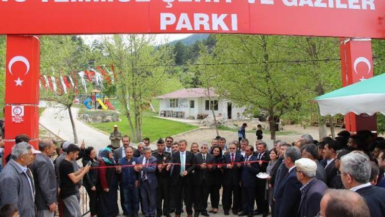 15 Temmuz Şehitler Parkı açıldı