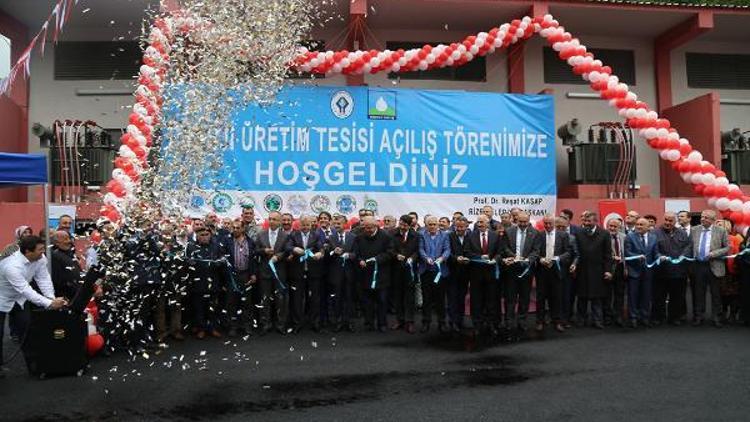 Rize’de içme suyu kaynağına kurulan HES törenle açıldı, çevreciler tepkili