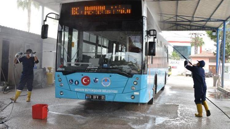 Belediye otobüslerinde temizlik