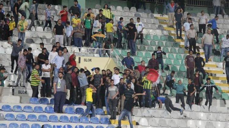 Şanlıurfada maç sonu gerginliğe polis müdahalesi (2) - yeniden