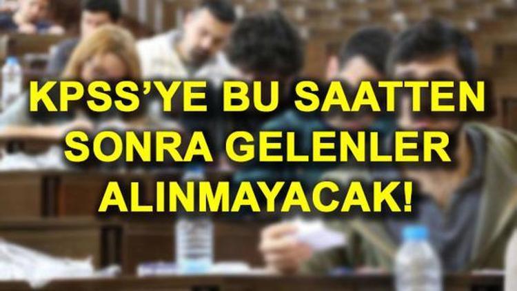 KPSS kaçta bitecek KPSS eğitim bilimleri sınavı kaç dakika sürecek