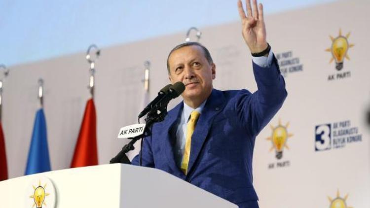 AK Parti 3. Olağanüstü Büyük Kongresi Recep Tayyip Erdoğan sloganlarıyla başladı / ek fotoğraflar