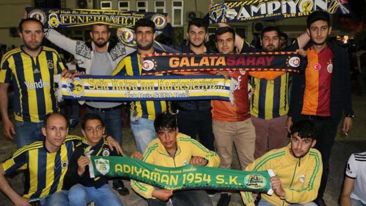 Adıyamanda Fenerbahçe kutlaması