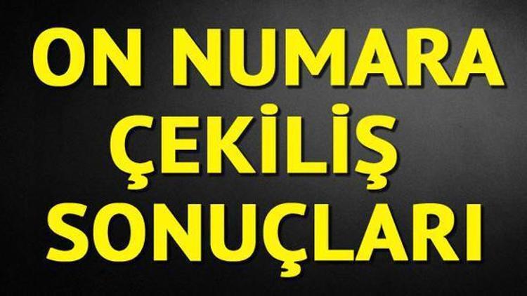 22 Mayıs On Numara çekiliş sonuçları | Büyük ikramiye hangi rakamlara çıktı