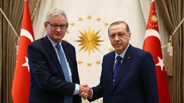 Cumhurbaşkanı Erdoğan Carl Bildti kabul etti