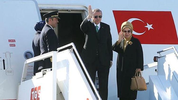 Erdoğanı Brükselde ünlü futbolcu karşıladı