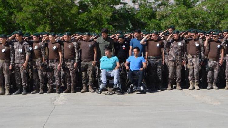 Şırnakta şehit polis Mesut Yılmaza uğurlama töreni