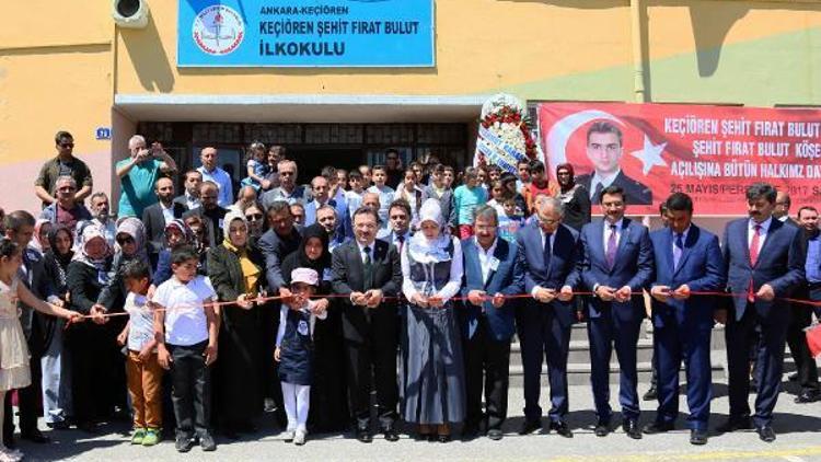 15 Temmuz şehidi Fırat Bulutun adı Keçiörende okula verildi