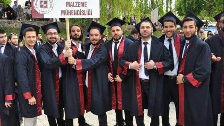 Fırat Üniversitesinde mezuniyet töreni