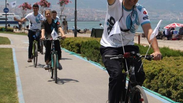 EİB Bisiklet Takımı İzmir için pedal çeviriyor